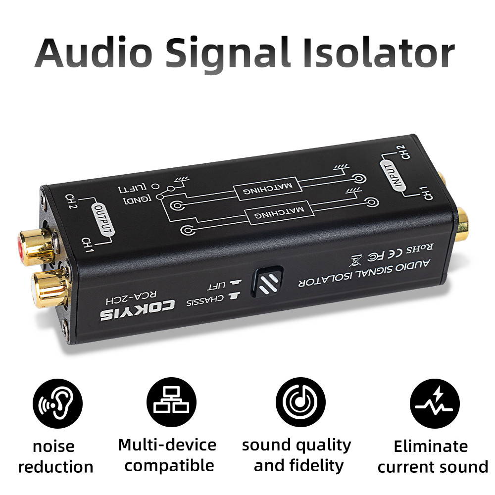 Audio Music Isolator - Profesyonel Susturma Cihazı Ses Sinyali İzolatörü
