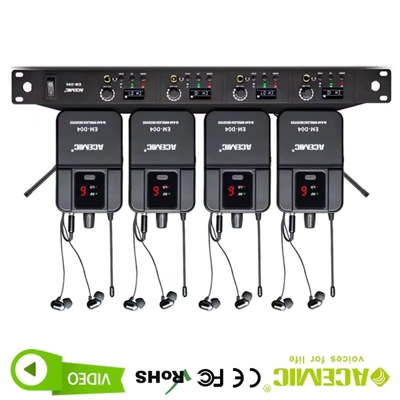 In Ear Monitor Iem - 4 Kanallı Kablosuz Kulak İçi Monitör