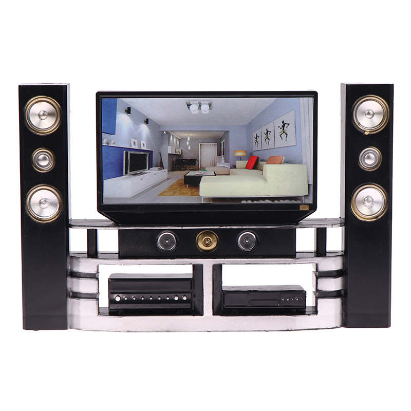 Audio House Music - 1/12 Ölçekli Dollhouse Sesli TV Süslemesi,