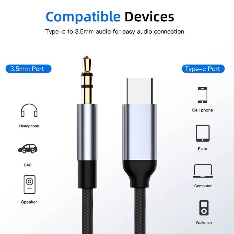 Audio Music Isolator - USB C - 3.5mm Aux Ses
