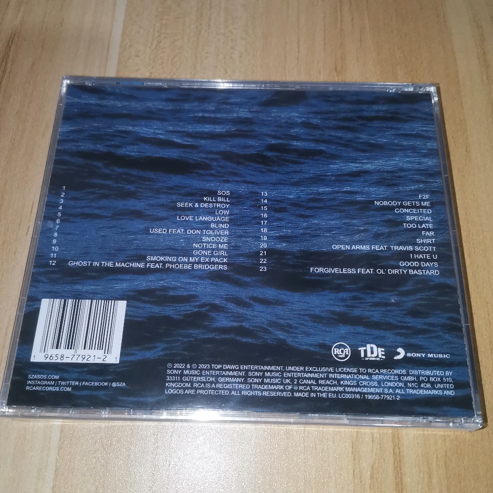 SZA SOS CD R&B Pop Soul Müzik  - Music Song Audio incelemesi ve fiyatı